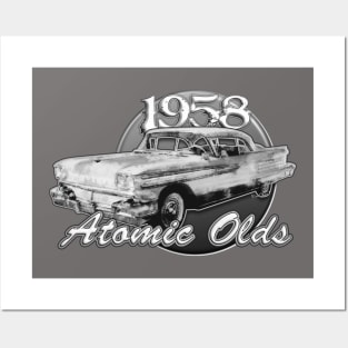 1958 Atomic Oldsmobile Posters and Art